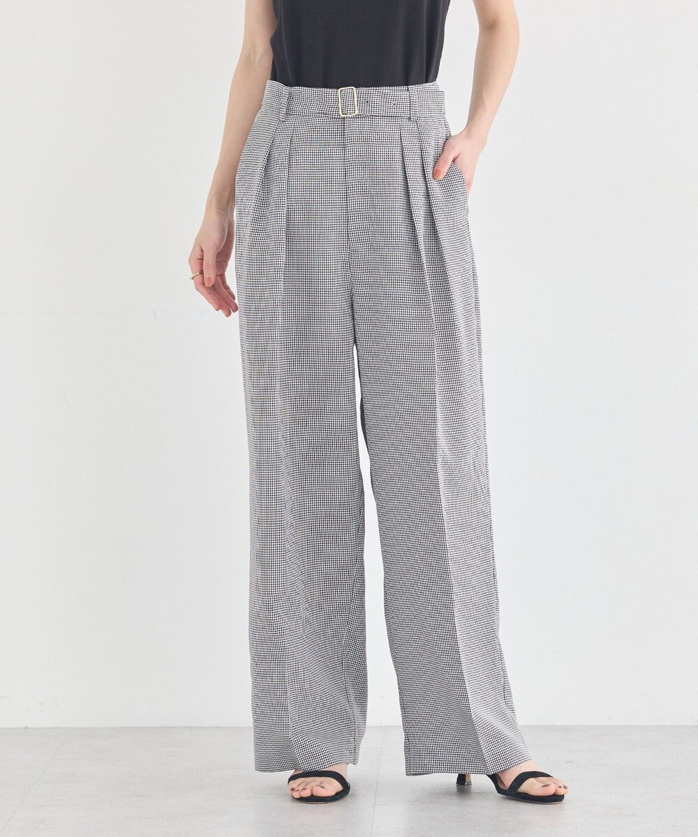 earth music&ecology 【予約】アソートツータックベルトパンツ 