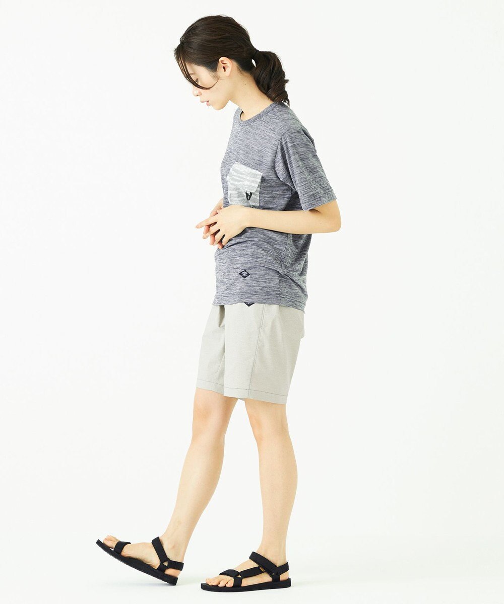 JOSEPH ABBOUD MOUNTAIN スラブシャンブレーストレッチ ショートパンツ 