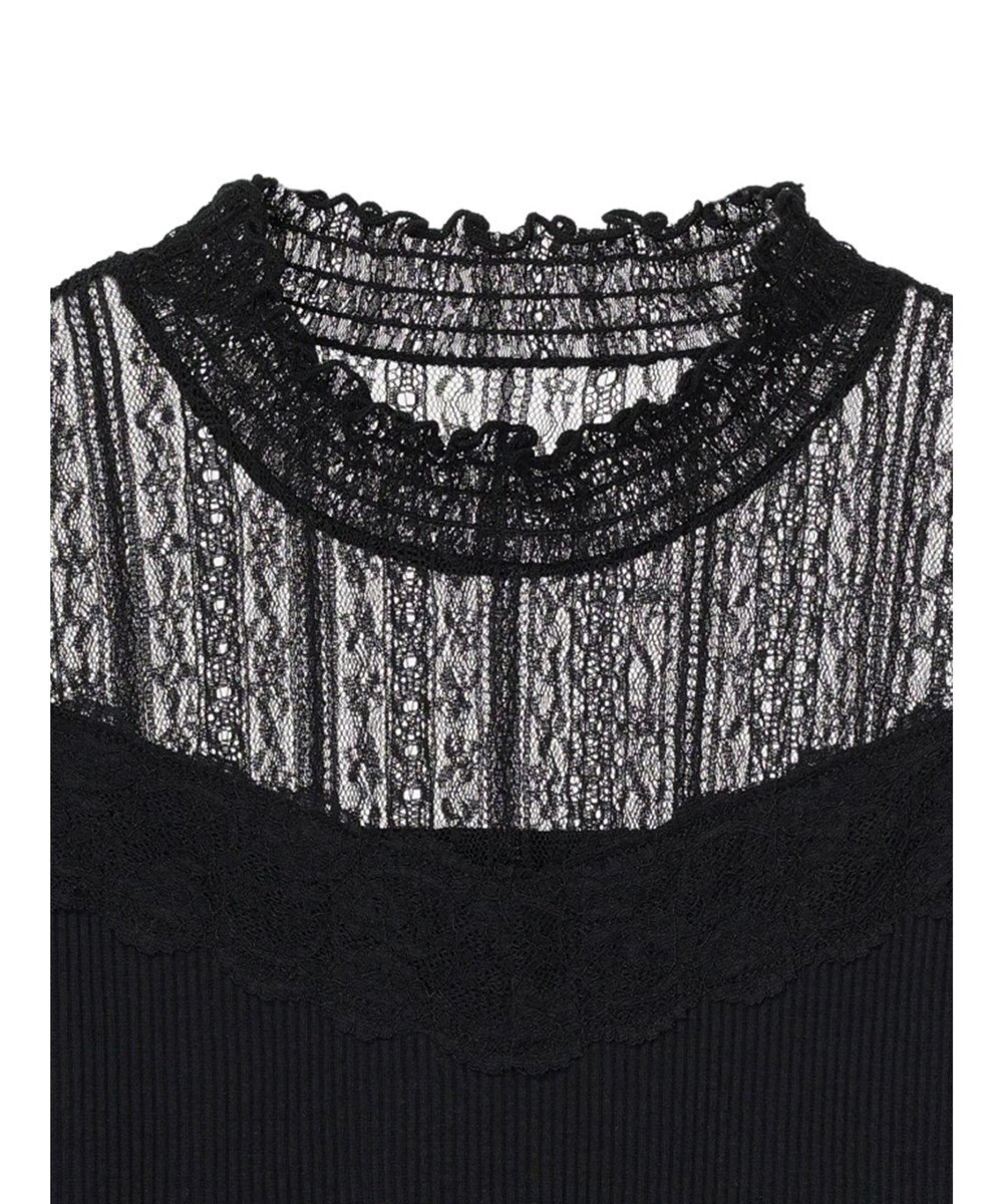 earth music&ecology レースドッキングタンクトップ 