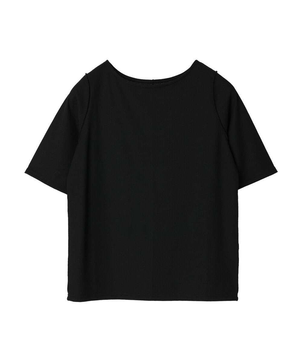 Green Parks ５分袖カットリブプルオーバー 