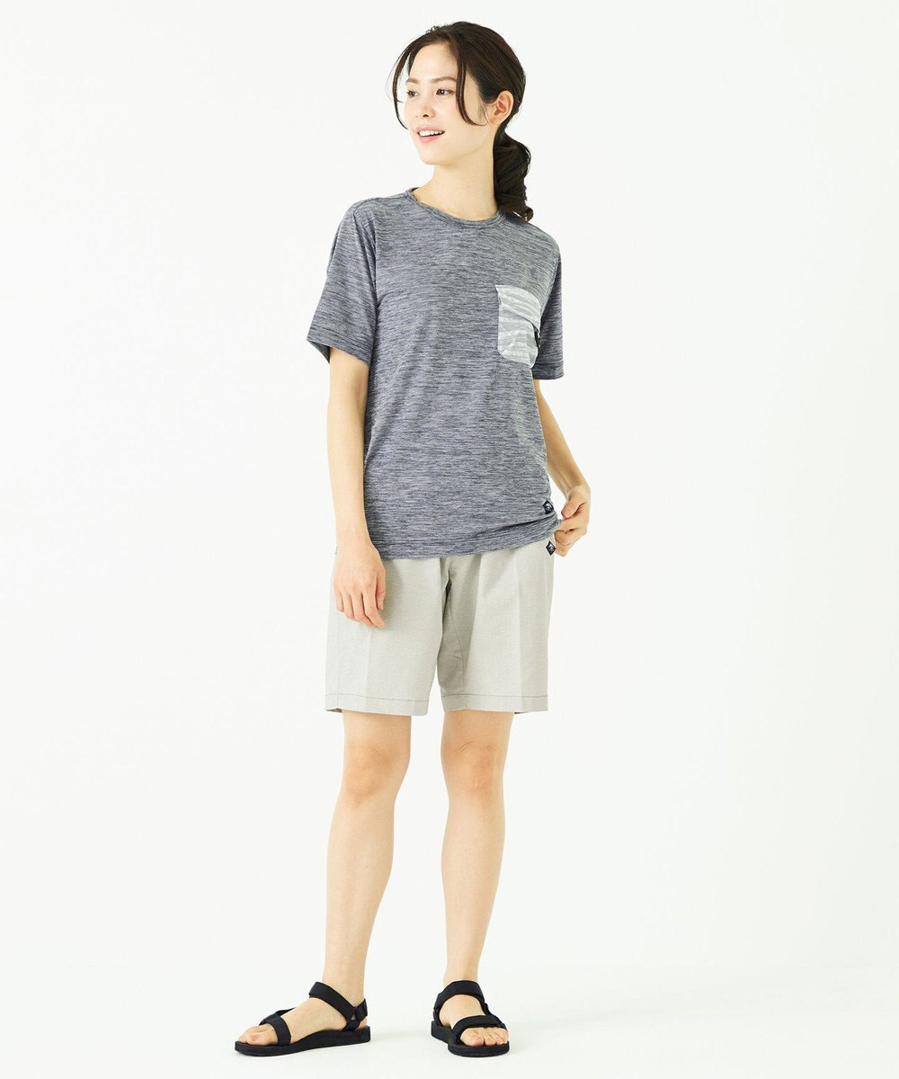 JOSEPH ABBOUD MOUNTAIN スラブシャンブレーストレッチ ショートパンツ 