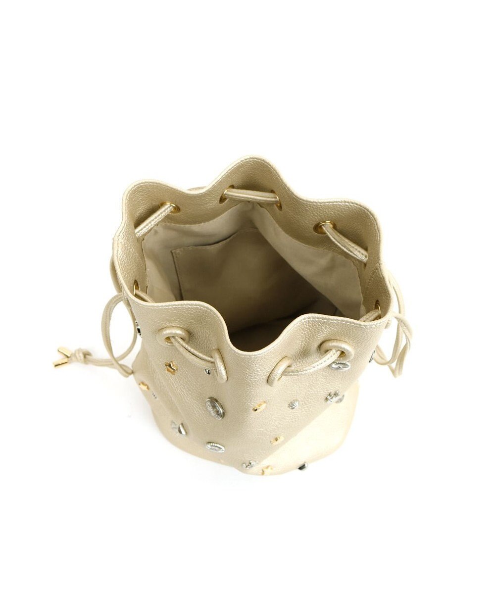 UNBILLION カカトゥ kakatoo / WEB限定ビジューミックスチャーム ドロストバッグ 