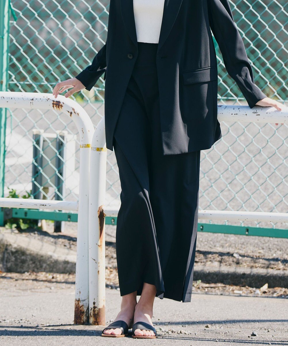 uncrave クールタッチツイル Iラインスカート 