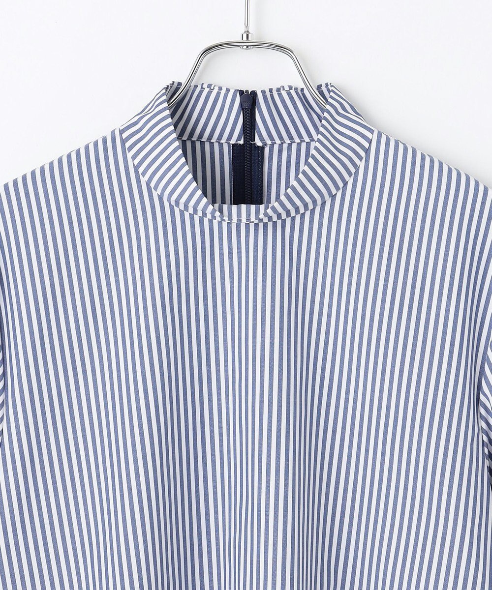 #Newans 【洗濯機可】ステッチデザインリボンタイブラウス 