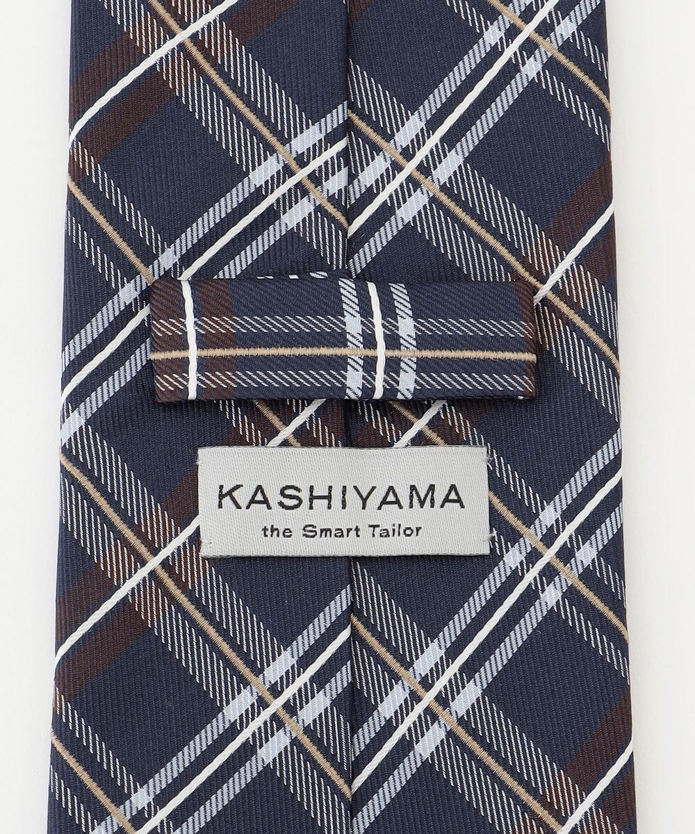 KASHIYAMA KASHIYAMAオリジナル【JAPAN MADE】チェックネクタイ 