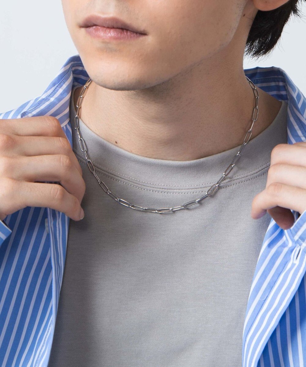WEGO ステンレスチェーンネックレス50cm 