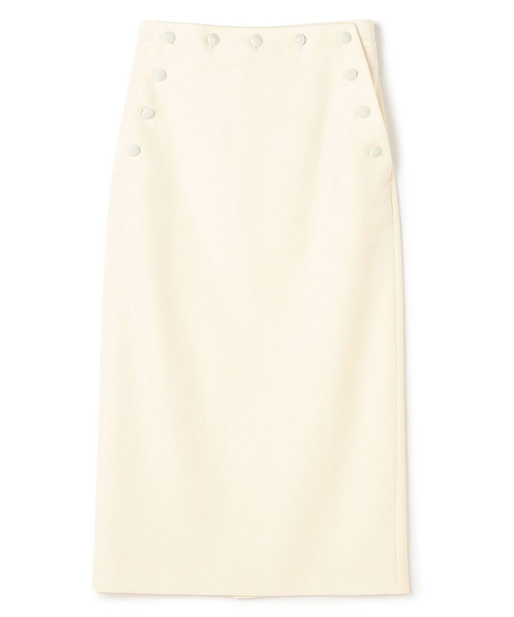 BEIGE， LAZUL / マリンボタンIラインスカート 