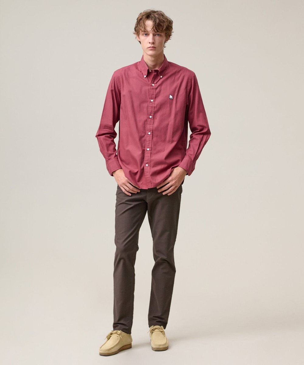 J.PRESS MEN このさりげなさが大人気【IVY COLLECTION】【UNISEX】バックブルチェックガーメントダイ シャツ / B.D. 