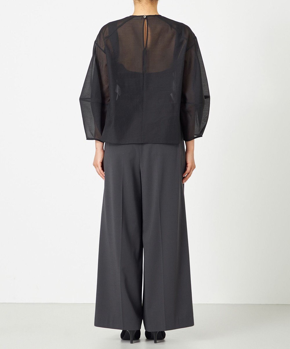 NAVE 【Nave・手洗い可】オーガンジーブラウス 