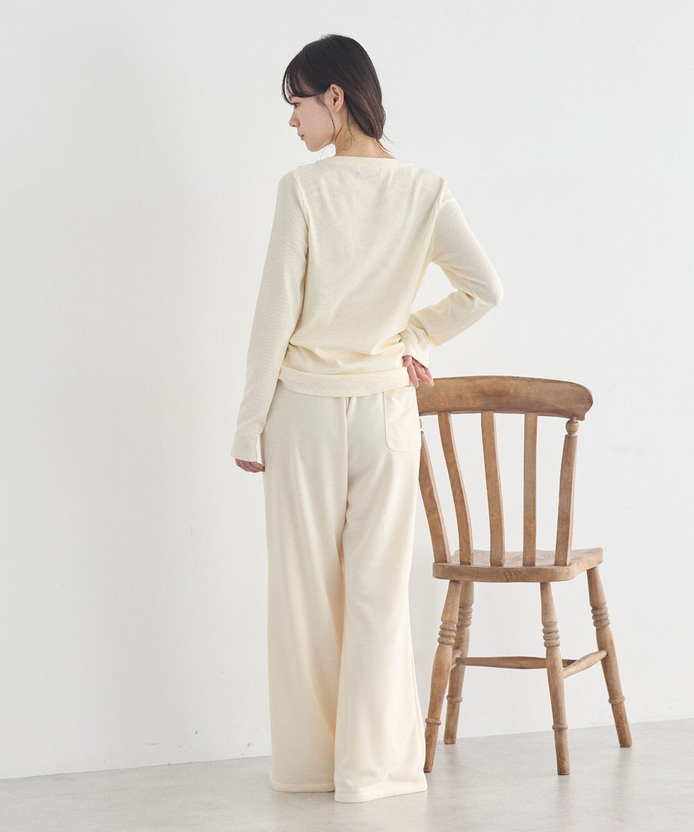 earth music&ecology 【予約】miffy/earth 刺繍スウェットパンツ 