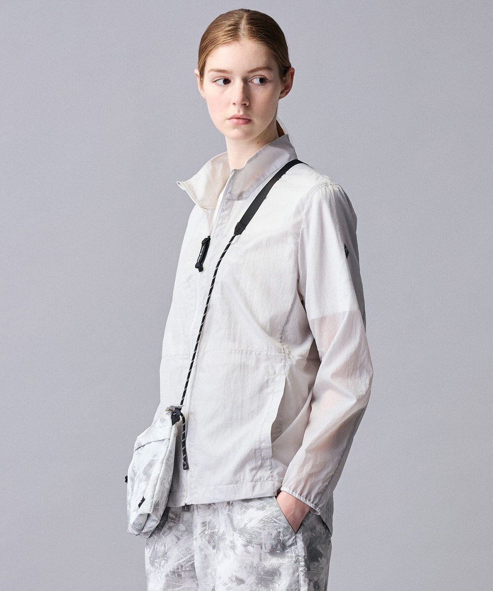 JOSEPH ABBOUD MOUNTAIN 【軽量/ECO撥水/ポケッタブル】ナイロンフライリップ ブルゾン 