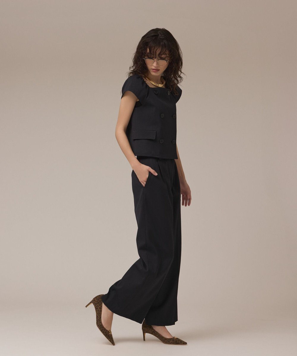 GRACE CONTINENTAL ラップワイドパンツ 