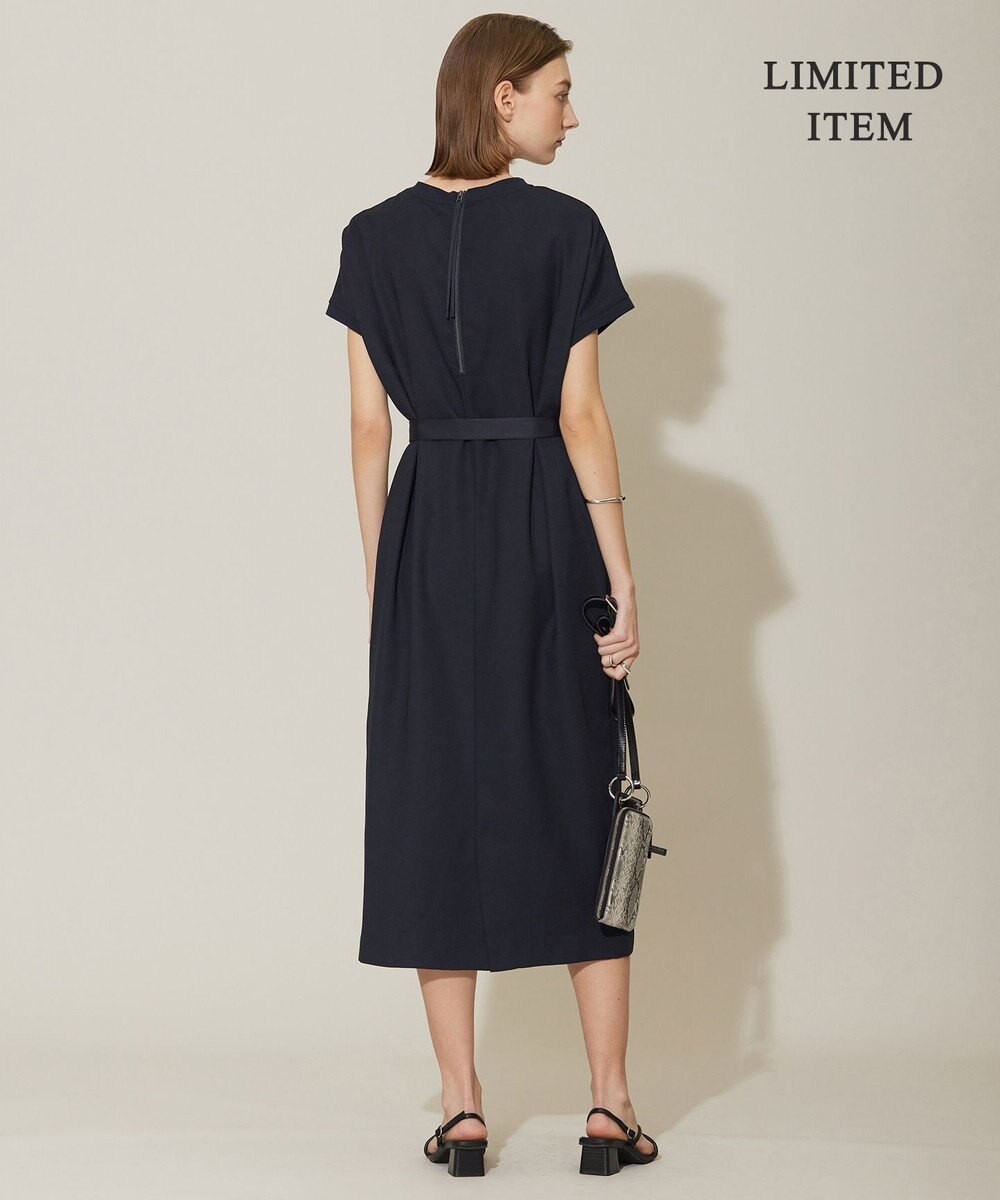 ICB L 【WEB限定・接触冷感・UVケア・速乾・洗える】FluidBackSatin ワンピース 