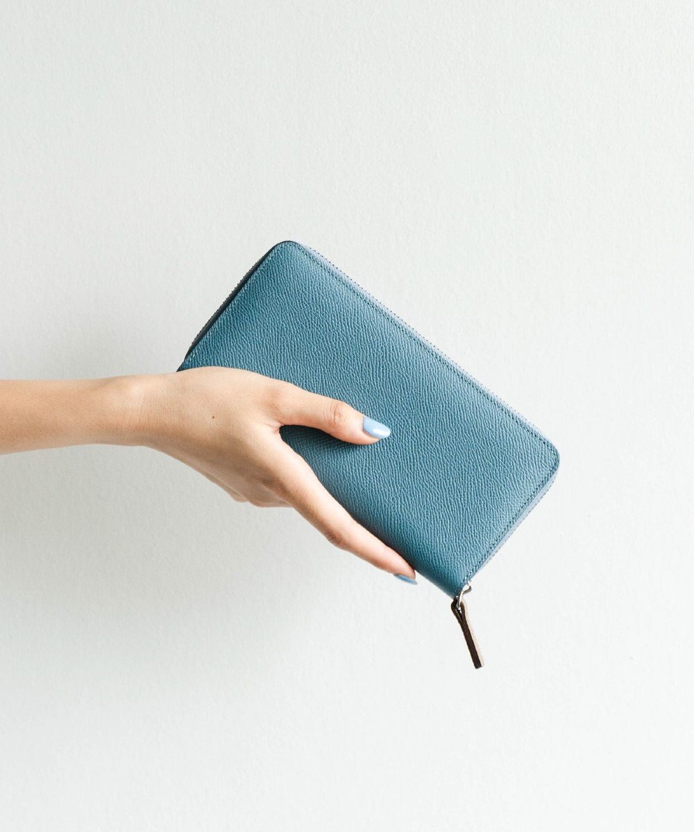 Atelier nuu 【長財布/バイカラー/本革】noble ラウンドウォレット 