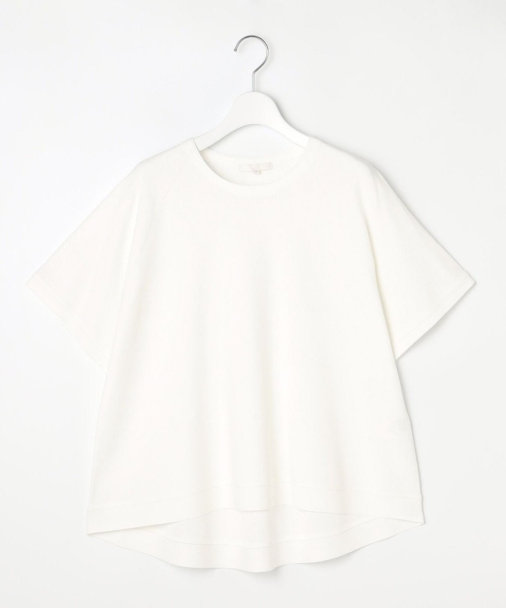 自由区 【接触冷感・UVカット・洗える】クレープストレッチAライン ニット 