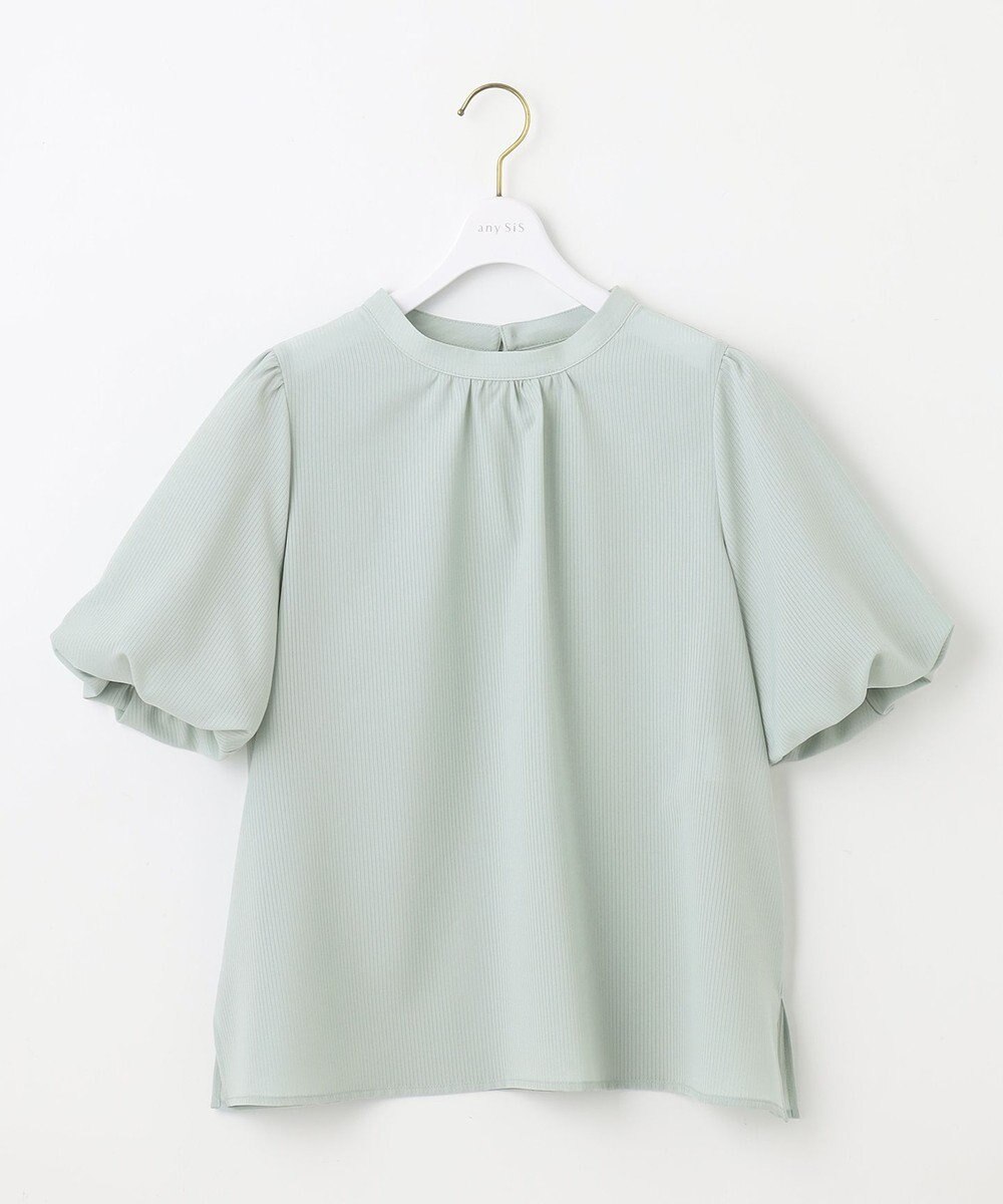 ANY SIS 【洗える】シアーストライプ ブラウス 