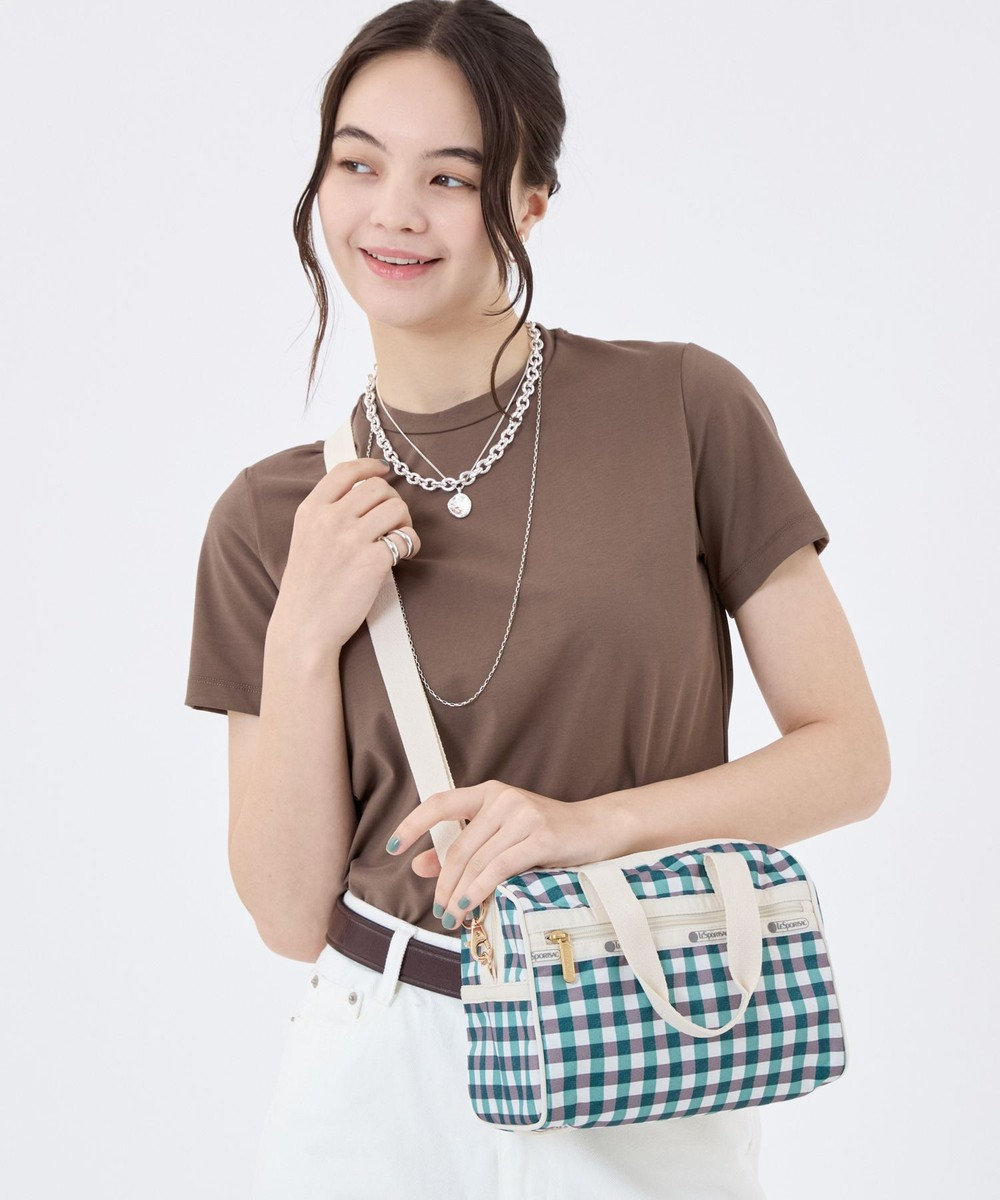 LeSportsac EVERYDAY SM SATCHEL/フォレストギンガム 