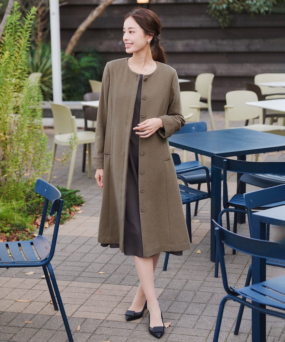 Tiaclasse 【洗える】サイドフラップワンピース 