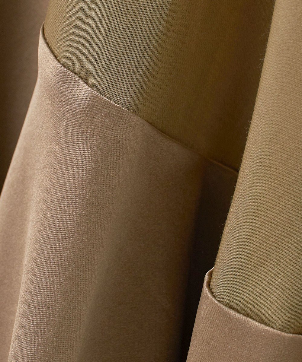 23区 【エステータ】ドレープサテン フレアスカート 