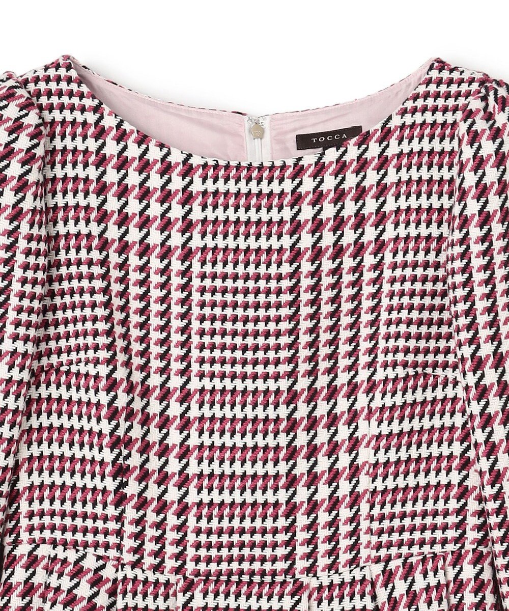 TOCCA 【百田夏菜子さん着用】【消臭】FROSTED CHECK TWEED ドレス 