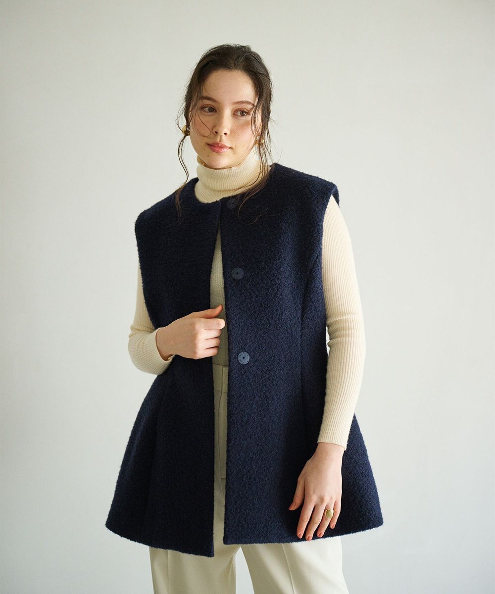 #Newans ポッテリ―シルエットジレ 