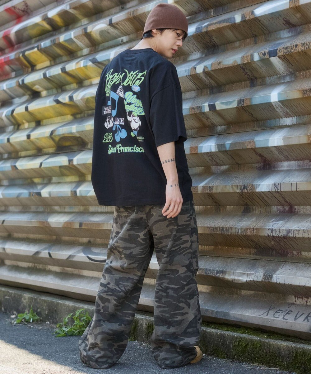 WEGO 【SMLサイズ展開】別注BENDAVISグラフィックT（SS） 