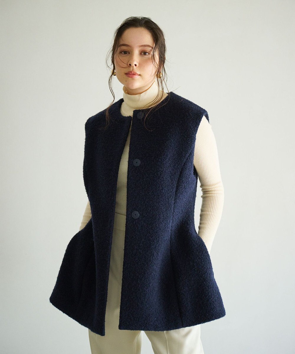 #Newans ポッテリ―シルエットジレ 