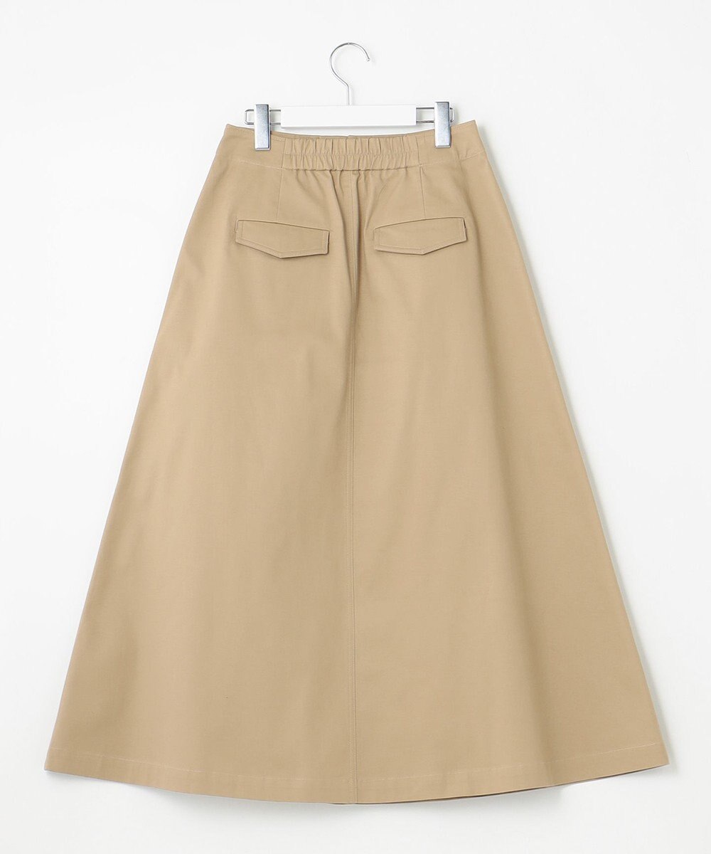 UNFILO 【GLOW 6月号掲載/洗える/ストレッチ】ライトコットン スカート 