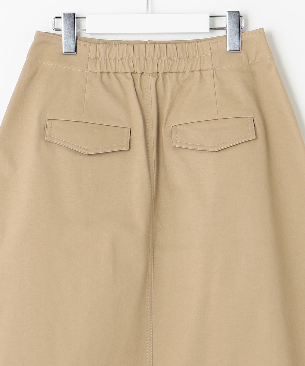 UNFILO 【GLOW 6月号掲載/洗える/ストレッチ】ライトコットン スカート 