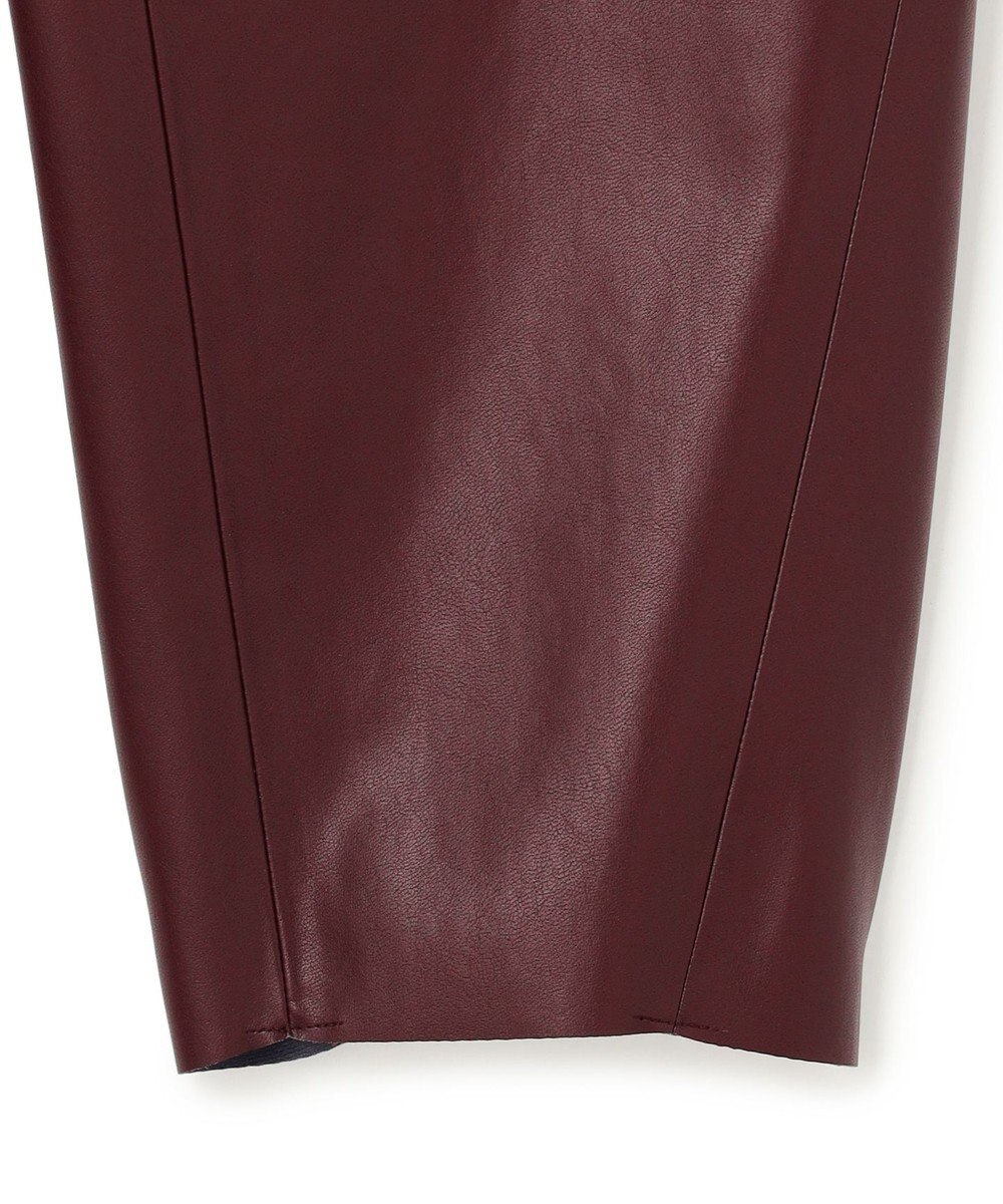 BEIGE， HYAL / フェイクレザーカービーラインイージーパンツ 