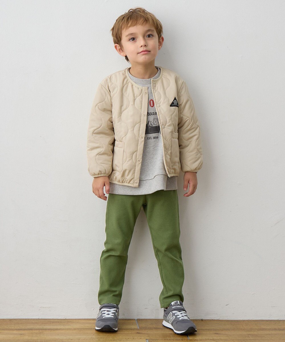 ANY KIDS 【洗濯機可能】中綿キルティング ジャケット 