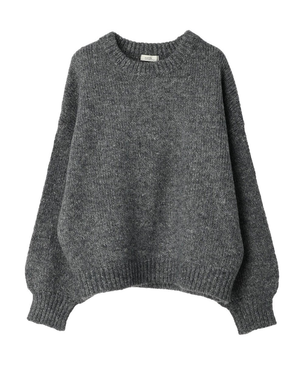 earth music&ecology ファンシーヤーンメランジプルオーバー 