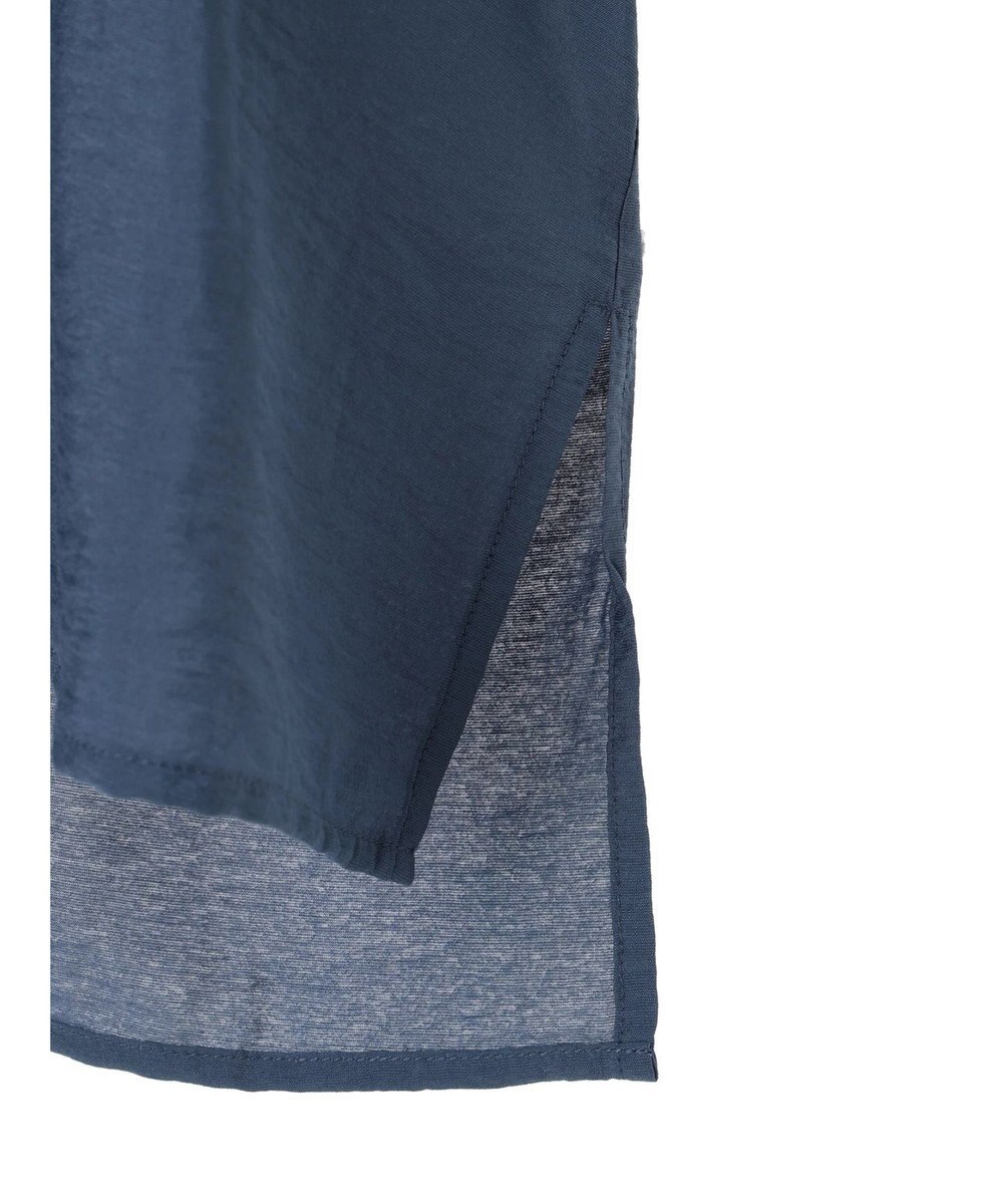 AMERICAN HOLIC 接触冷感　フリル衿５分袖ブラウス 