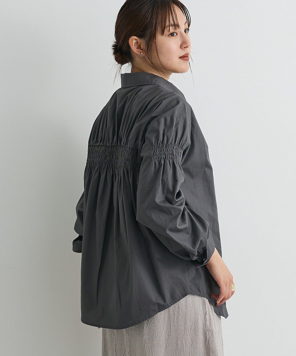 CRAFT STANDARD BOUTIQUE バックデザインレギュラーカラーシャツ 