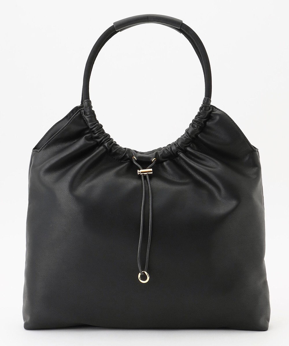 J.PRESS LADIES 【A4サイズ収納可】ドロストギャザー トート バッグ 