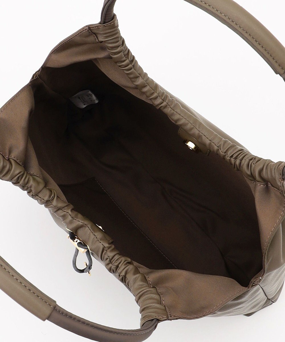 J.PRESS LADIES 【A4サイズ収納可】ドロストギャザー トート バッグ 