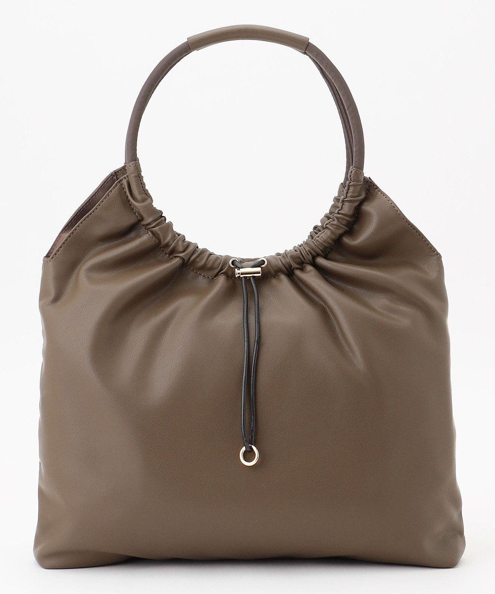 J.PRESS LADIES 【A4サイズ収納可】ドロストギャザー トート バッグ 