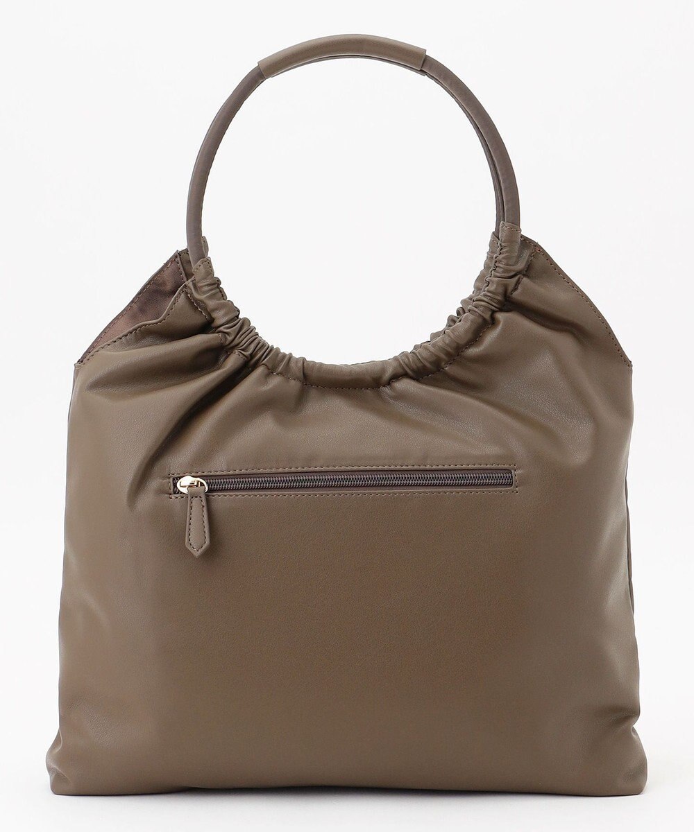 J.PRESS LADIES 【A4サイズ収納可】ドロストギャザー トート バッグ 