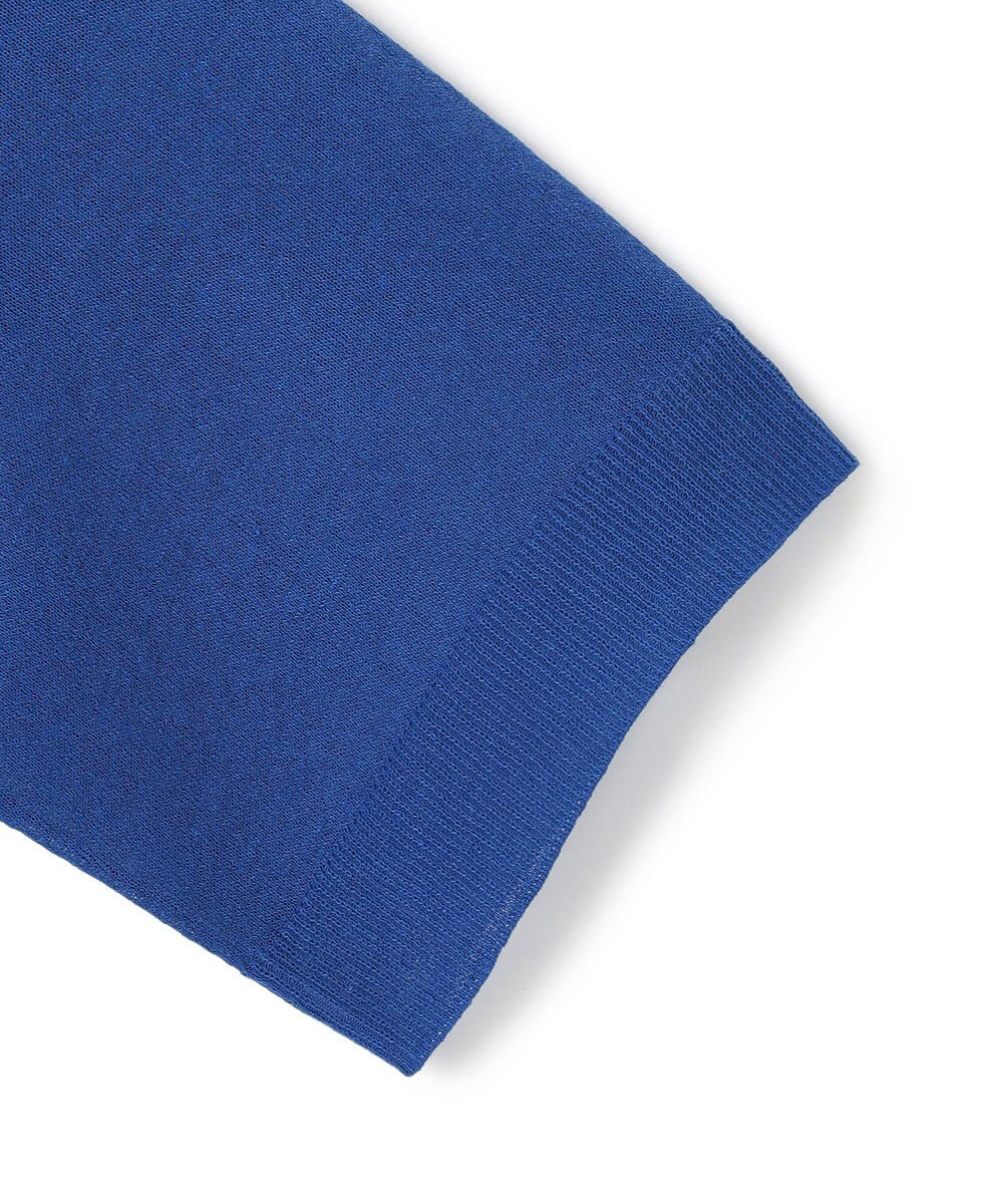 BEIGE， 【洗える・Oggi10月号掲載】MILANO / リネン混シアーポロカラーニット 