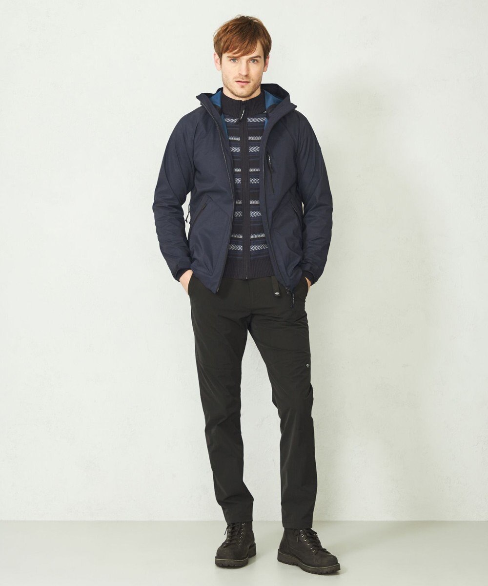 JOSEPH ABBOUD MOUNTAIN 【UNISEX】ジャガード柄 ZIPニット アウター 