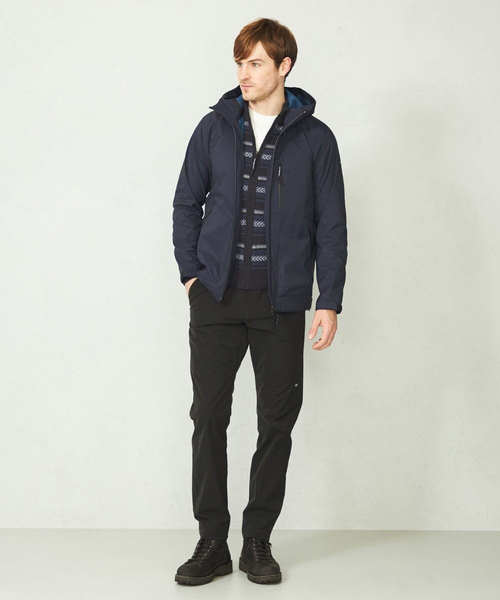 JOSEPH ABBOUD MOUNTAIN 【UNISEX】ジャガード柄 ZIPニット アウター 