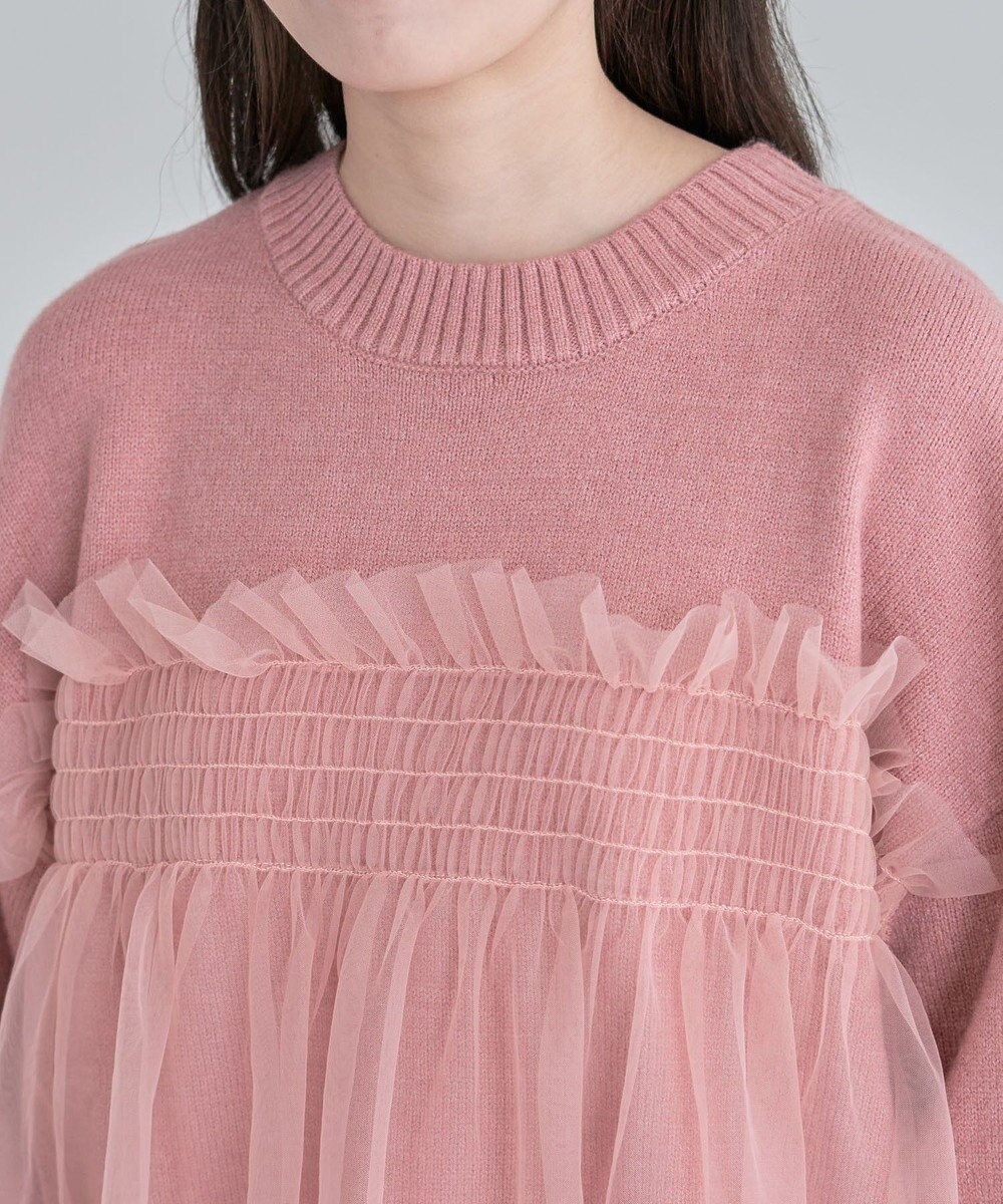 Green Parks ・ＡＮＤＳＥＡＲＣＨ　チュールレイヤードニット 