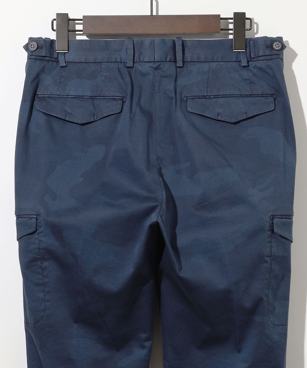 JOSEPH ABBOUD 【イタリア素材/製品染め/ウエストも伸びる!】迷彩ガーメンドダイ パンツ 