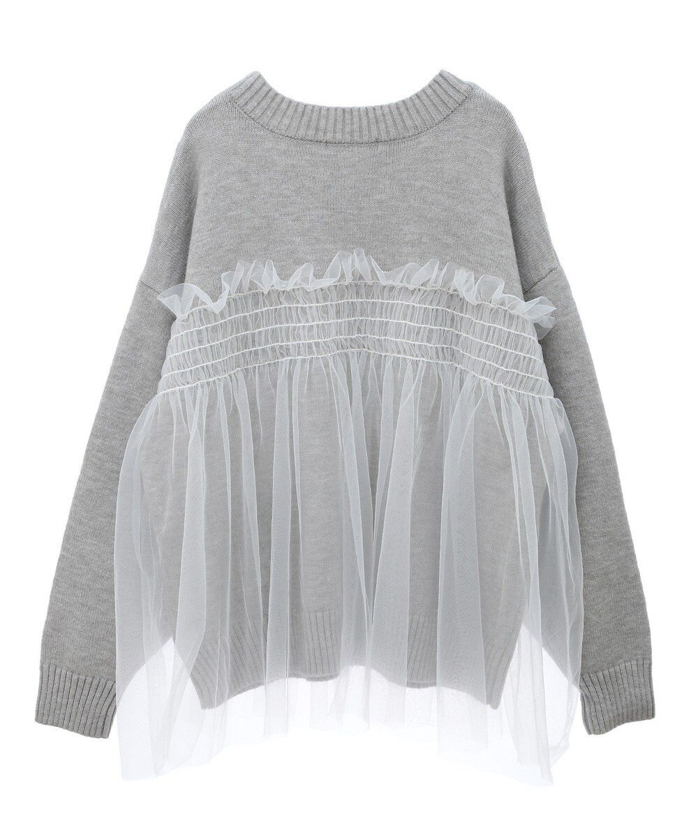 Green Parks ・ＡＮＤＳＥＡＲＣＨ　チュールレイヤードニット 