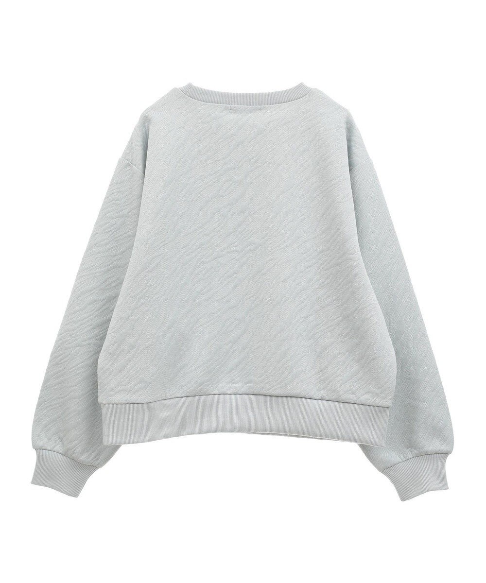 AMERICAN HOLIC ゼブラ柄ジャガードカットプルオーバー 