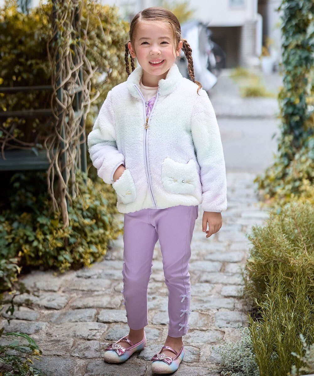 ANY KIDS ネコポケットボアブルゾン 