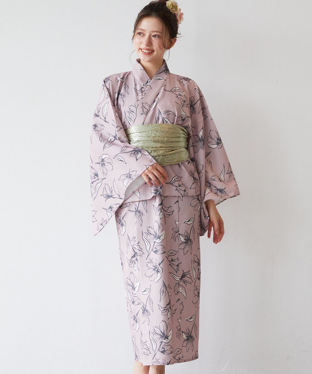 Feroux 【洗える・2WAY】 簡単着付け 浴衣 3点セット 