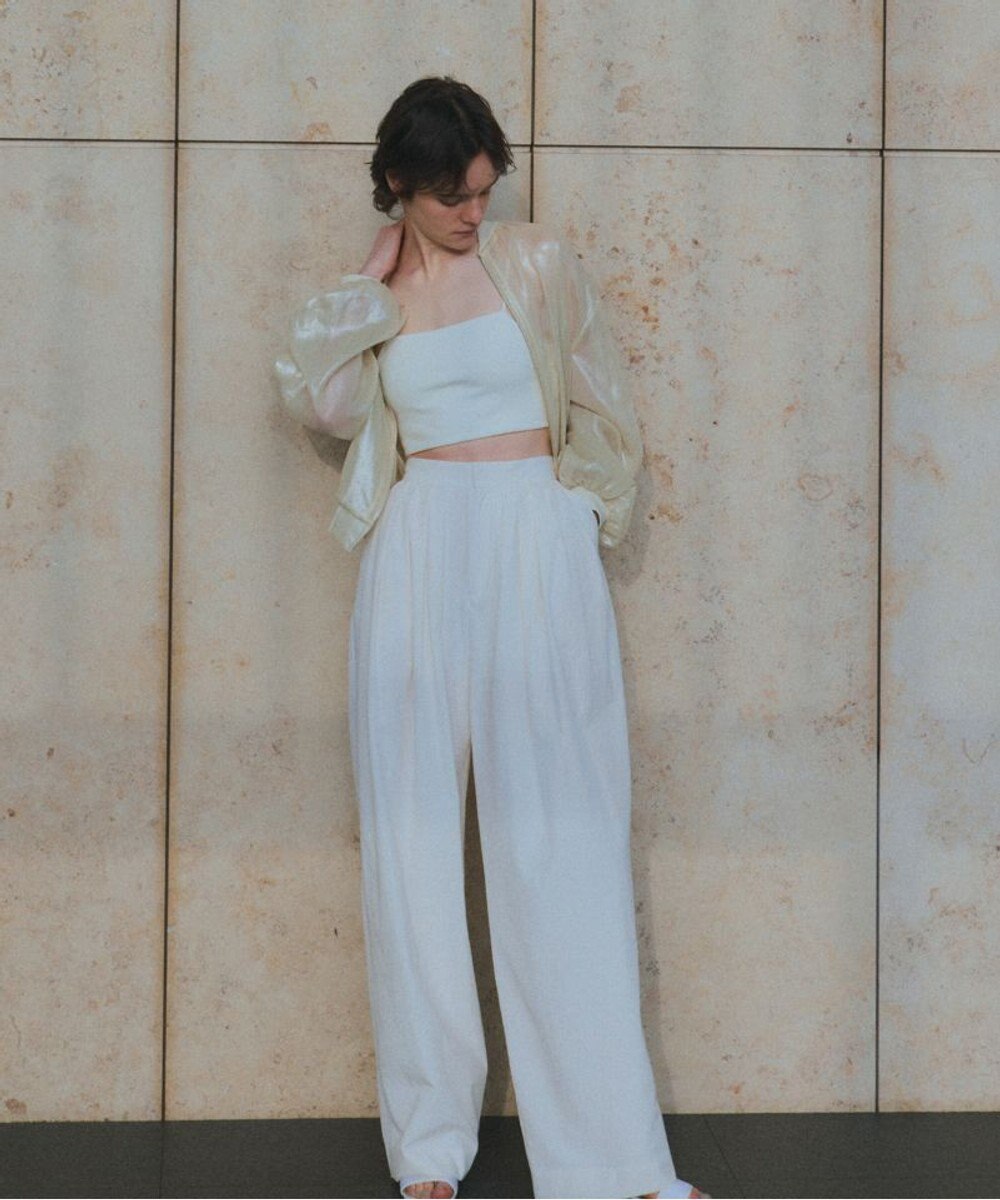 NAVE 【Nave・シアー素材】ラメボイル ブルゾン 