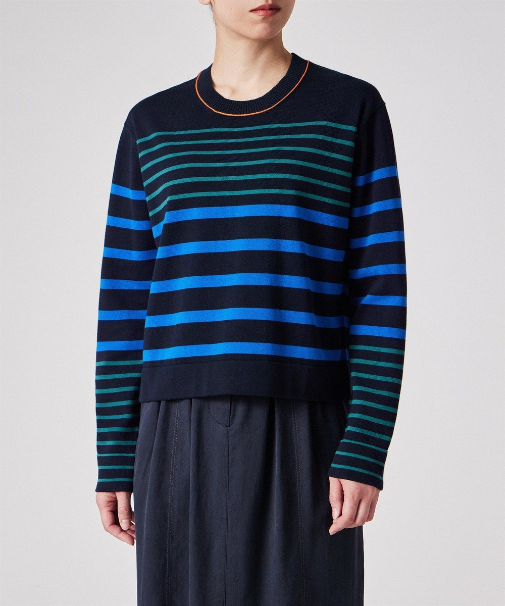 Paul Smith 【洗える】コントラスト ボーダー ニット 