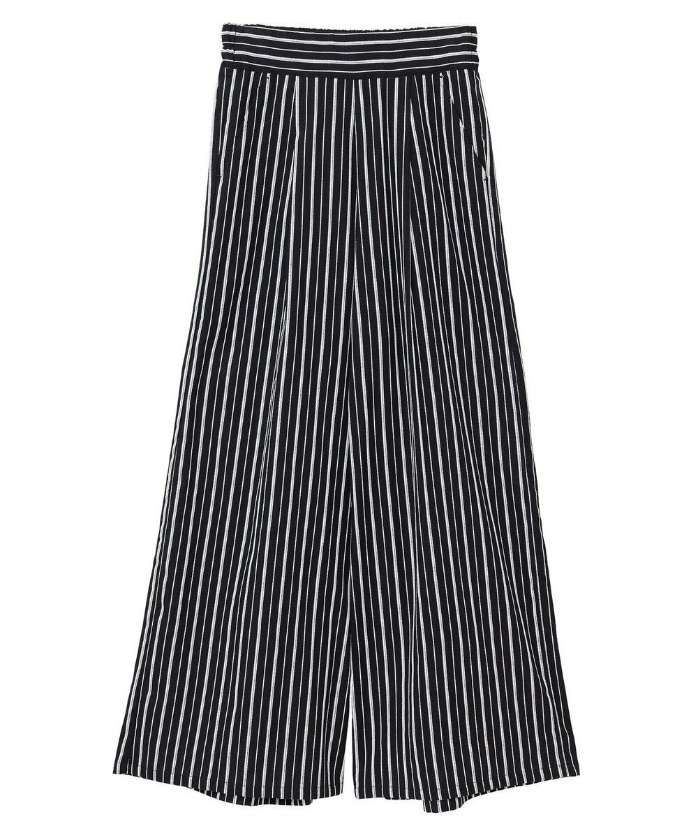 Green Parks ・ＥＬＥＮＣＡＲＥ　ＤＵＥ　ストライプワイドパンツ 
